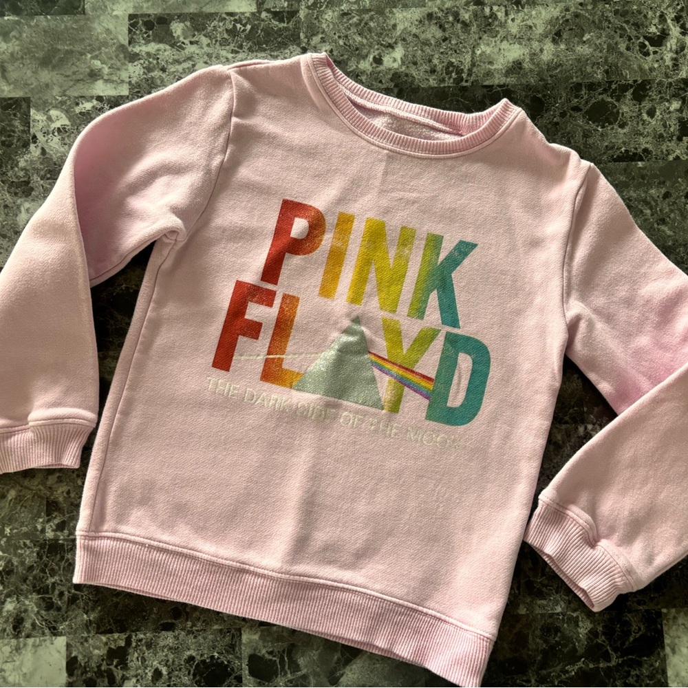 Pink Floyd Kids Sweatshirt - Multicolor on Pink